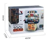 246pcs/set Children's tools box Simulation screwdriver electric drill screw tools kit kids Play house Interactive Toy baby gift 6