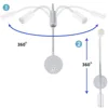Silve 2pcs/Lot 3W 3000K 4000K 6000K LED Wall Light Reading Task Lamp gooseneck led wall reading lighting 3