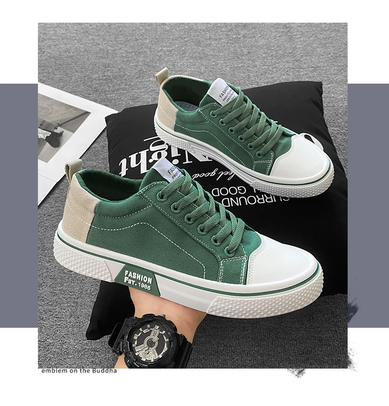 Men's Casual Canvas Shoes Detail 18