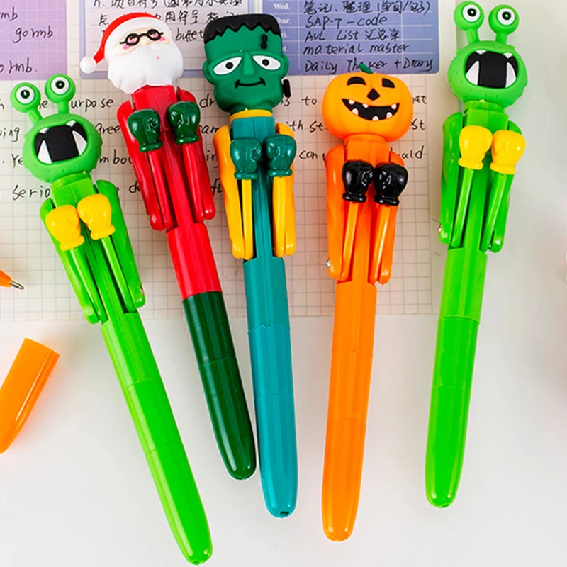 Cartoon Cute Boxing Ballpoint Pen Funny Creative Pumpkin