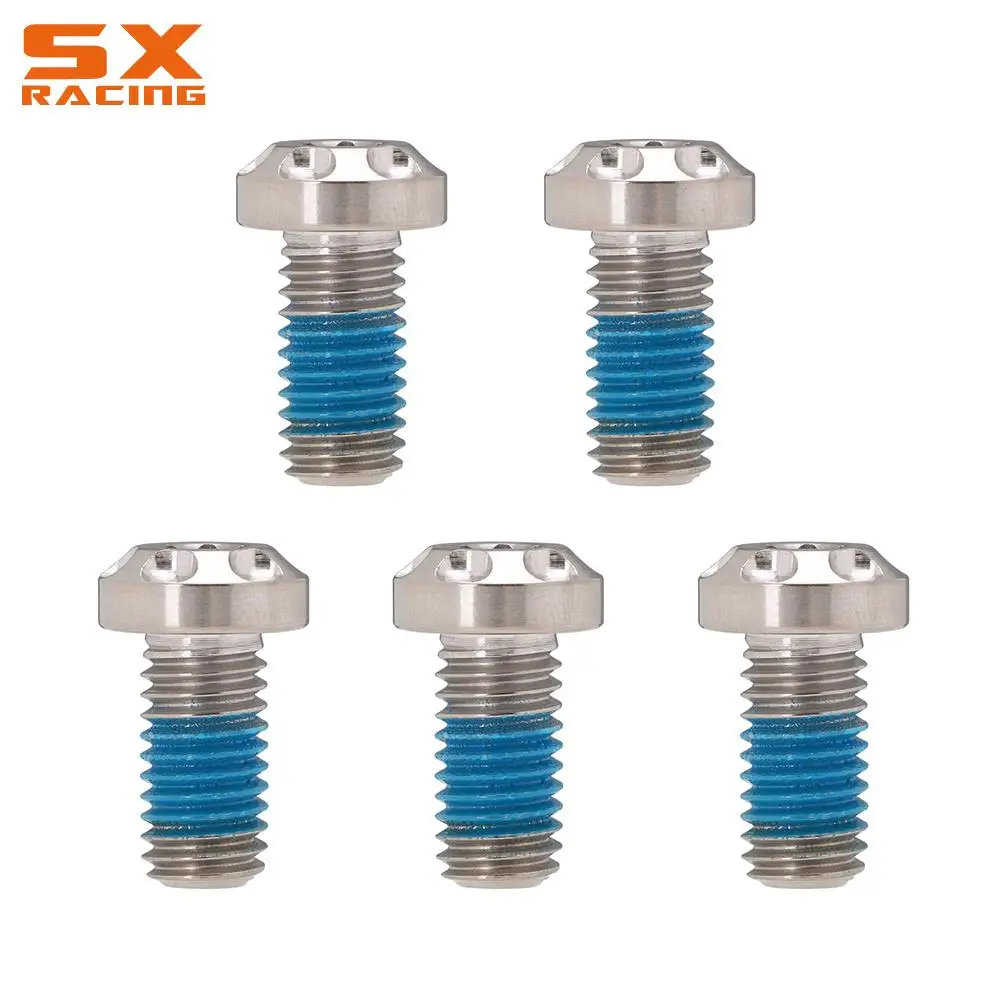 

Motorcycles 5Pcs M8x16 Sprocket Screws Titanium Alloy TC4 For Sur-Ron X S