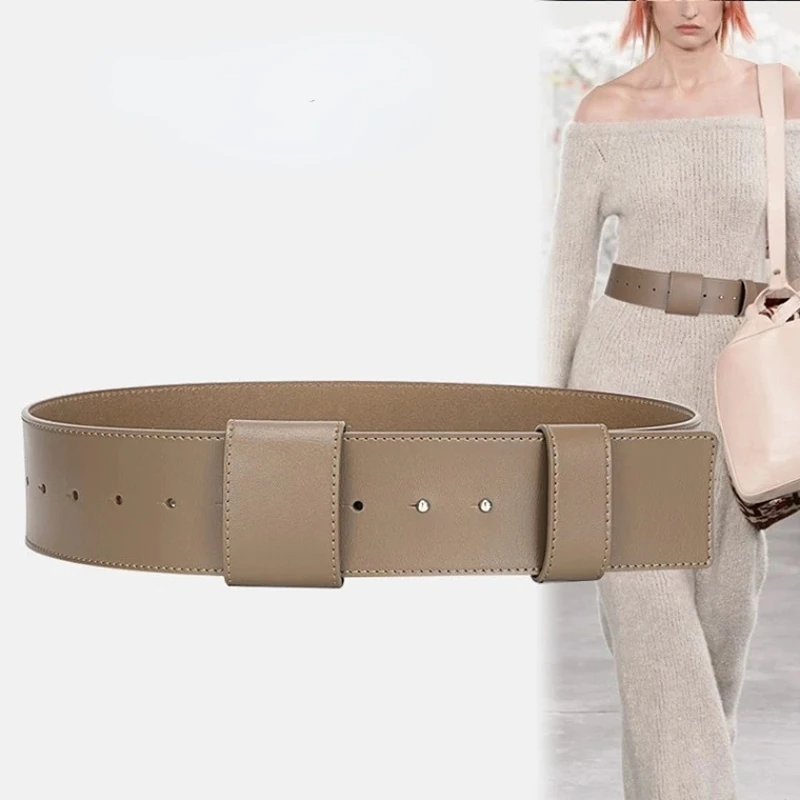 

Women'S Belt Belts Genuine Leather Suspenders Waistband Clothing For Jeans Accessories Apparel Waist Summer Woman