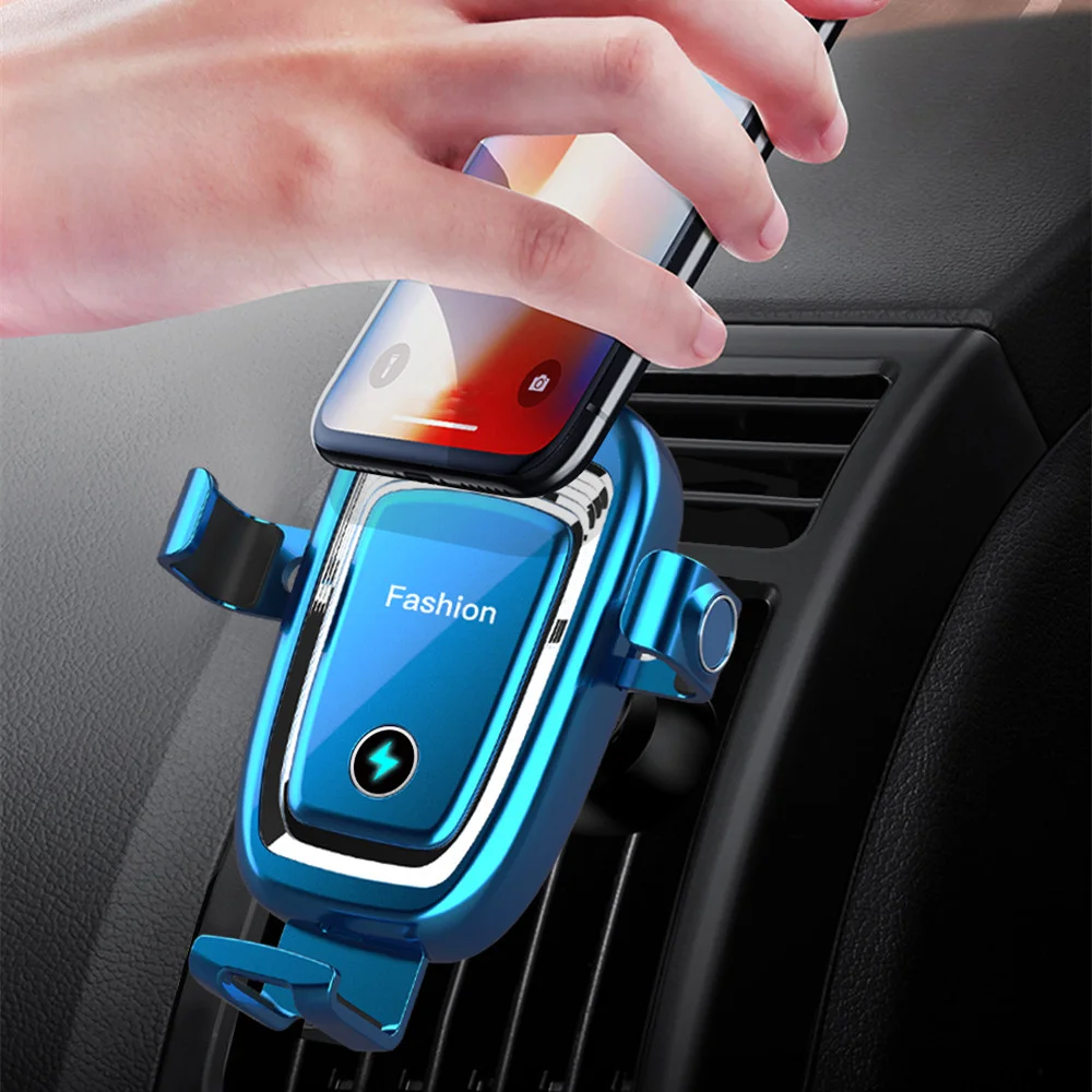 15w Wireless Charger Car Holder For Iphone 14 13 12 11 8 X Xs Max Xr