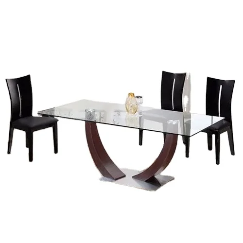 

Металлический Топ, новый дизайн, роскошные золотые серебряные стулья, Свадебный кофейный стеклянный обеденный стол