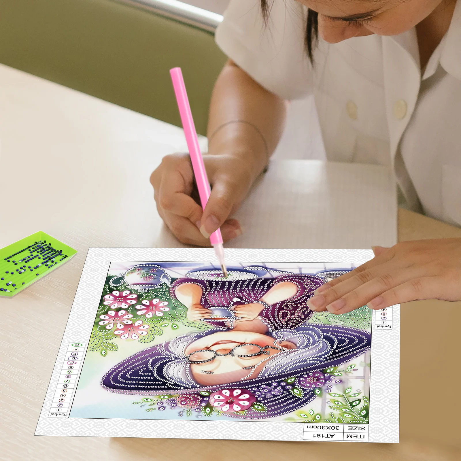 Geisha 5D Diamond Painting kits voor vrouwen, doe-het-zelf