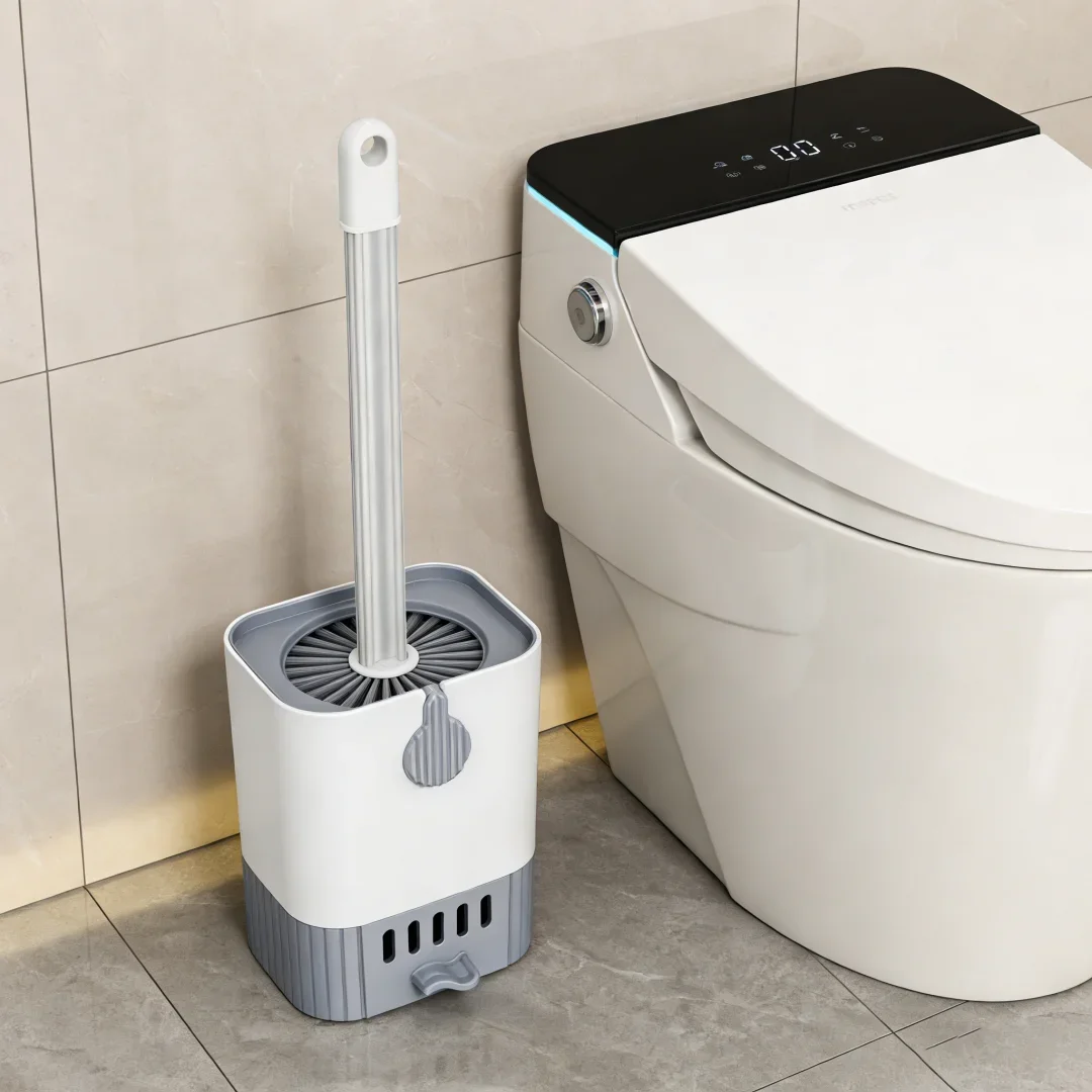 Wall Mount Toilet Brush Slim Holder image 2