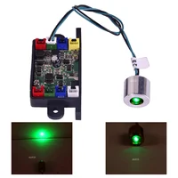 18mm/0.7" G 60mW 532nm Green Dot Laser DPSS + TTL Driver Board For Gradienter Disco Beam DJ Projection Stage Lights Diode Parts 1