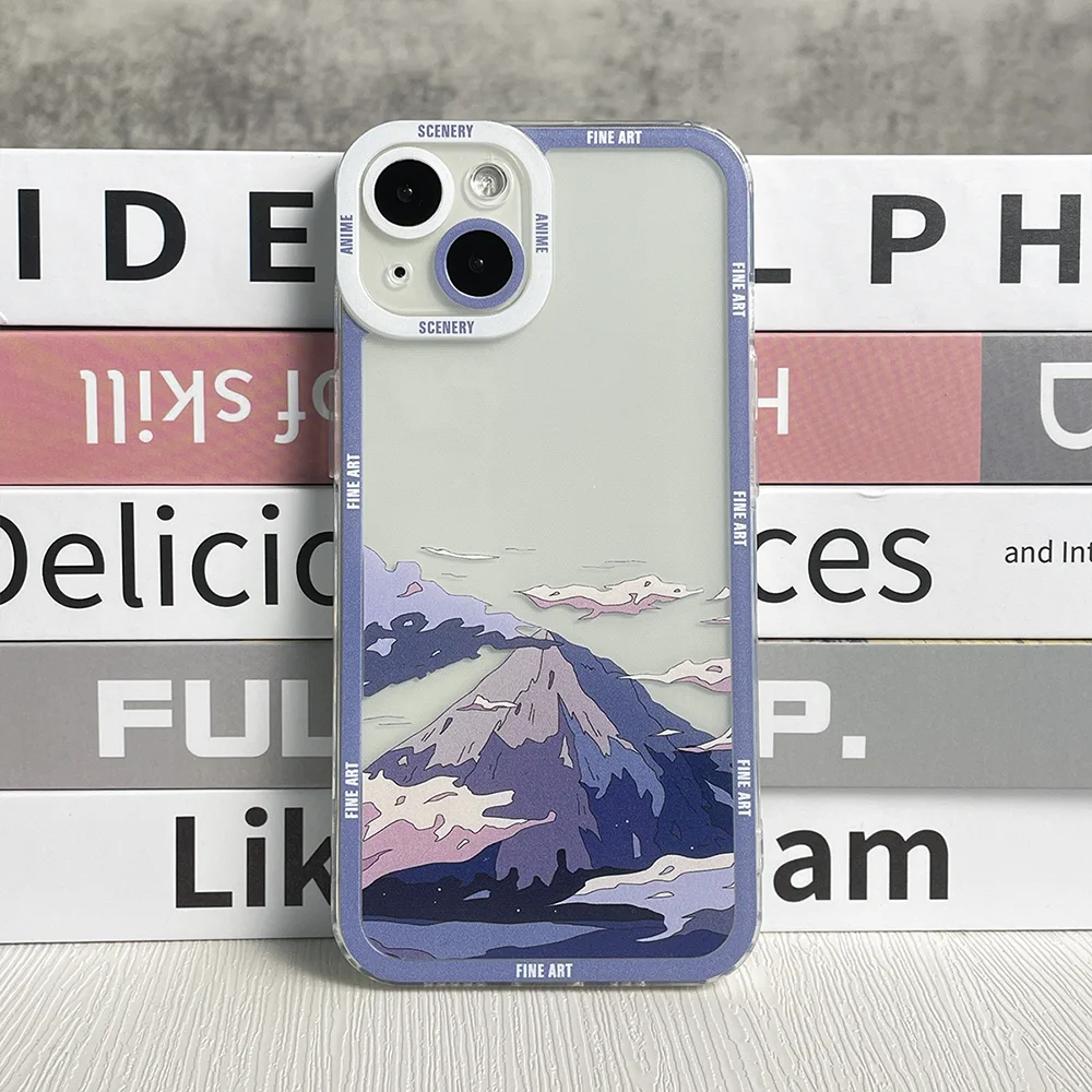 thumbnail image 1 of Case For Xiaomi Mi 11 Lite 5G NE Redmi Note 10 9 11 12 13 Lite Poco X3 X4 GT X5 11S 11E Pro 10T 11T Scenery Aesthetic Cover, 1 of 5