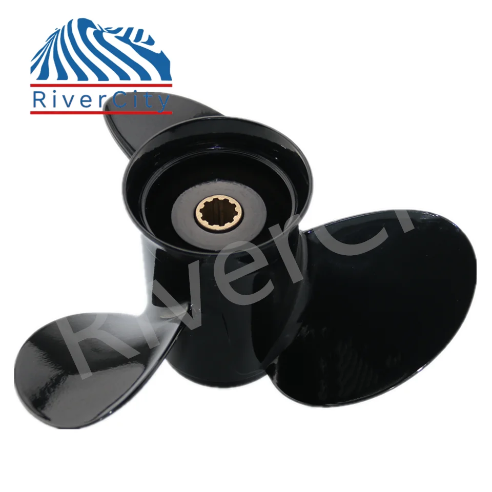 Boat Propeller 9.9x14 For Tohatsu Nissan 25hp 30hp Outboard Aluminum Alloy Propeller 3 Blade 10 Spline
