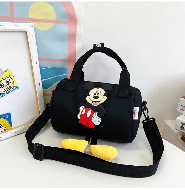 New Disney Shoulder Bags Cartoons Mickey Mouse Casual Canvas Women Shopping Bag Cute Anime Fashion Handbag Messenger Bag Gifts 22