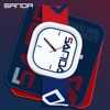SANDA Quartz Watch For Man Luxury Sport Waterproof Clock Simple Design Men's Wristwatch Silicone Strap Watches Mens Reloj Hombre 2