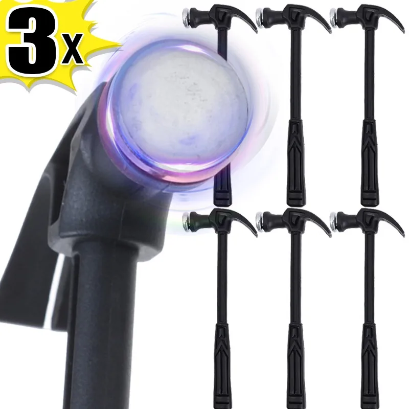 3/1PCS Mini Hammer Plastic Fiber Handle Claw Hammer Picture Hanging Furniture Assembling Industrial Household Hand Tool