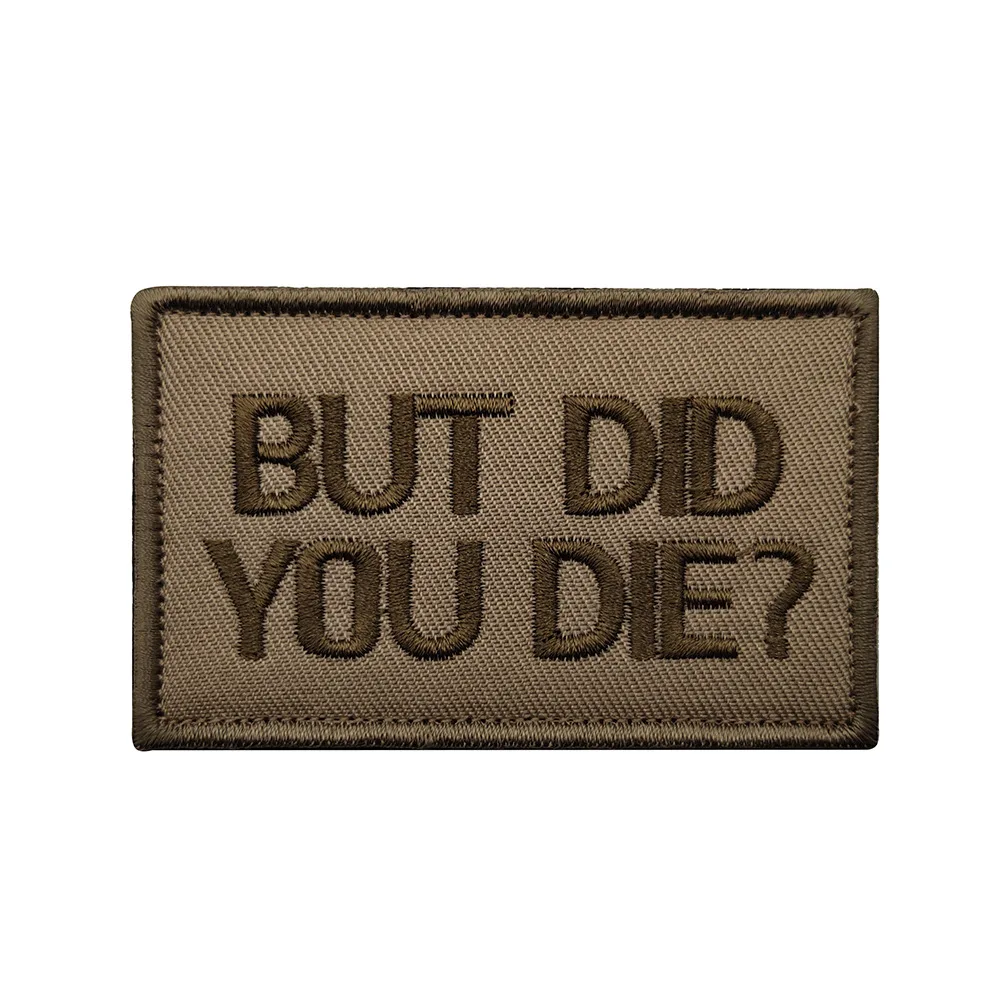 Embroidery English Alphabet Motivational Phrases Biker Saying Funny Slogan Words Patches Appliqued Military Chevron Strip Badges