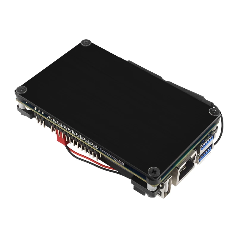 Orange Pi 3 LTS Aluminum Alloy Case with Fan Active Passive Cooling Enclouse Met