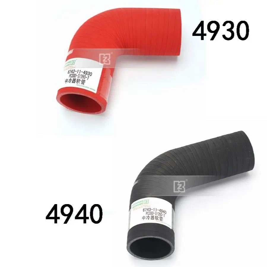 

6743-11-4940,6743-11-4930,hose air COOLER komatsu HD255, PC300, PC300, PC340, PC350,PC360-7, PC380, SAA6D114E