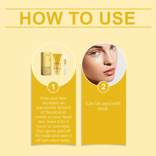 Overnight Collagen Wrapping Mask Rejuvenation Moisturizing Brightening Korean Face Mask Make Glowy Skin Elasticity Facial Mask 5