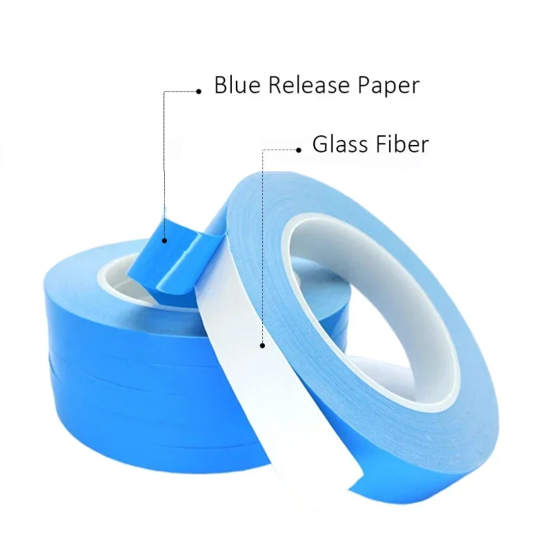 25M Double Side Thermal Conductive Tape 5-40mm Width for Computer CPU GPU