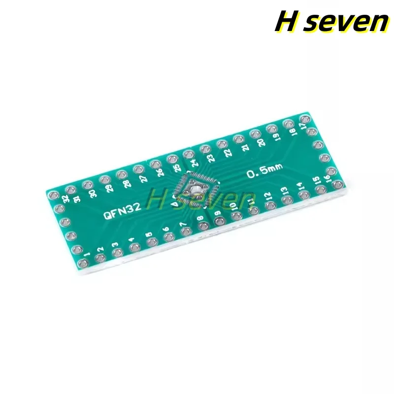 10pcs QFN32/QFN40 interposer board to in-line DIP 0.5mm pitch IC test board