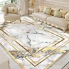 Nordic Luxury Marble Carpet Living Room High-grade Home Decoration Non-slip Big Size Rugs Sofa Area Bedroom Easy Clean Floor Mat 1