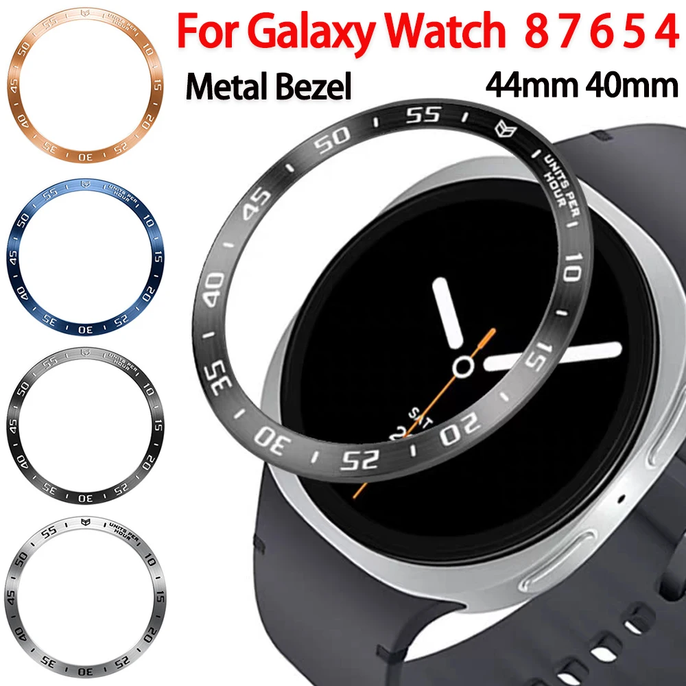 Premium Metal Bezel Ring with Time/Speed Scale Frame - Protective Accessory