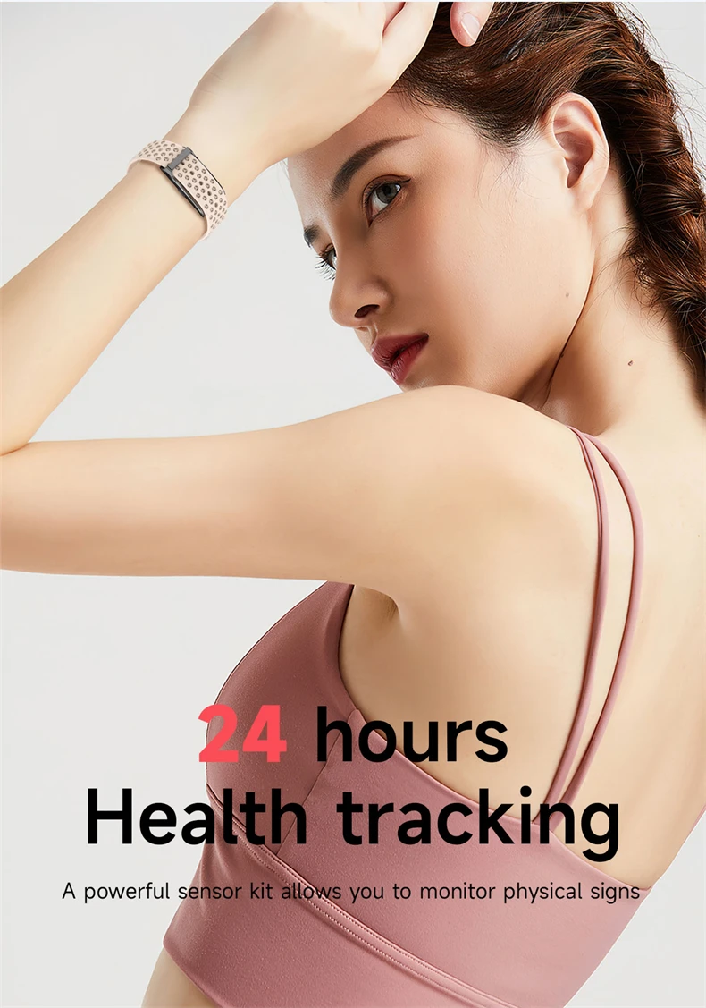 Smartwatch Fitness Tracker Mit Herzfrequenz- Und Blutdruckmesser_voghion.com