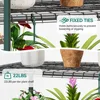 62x27x20 Inch 4-storey Mini Greenhouse, Indoor Greenhouse with Growth Lights, Outdoor Portable Walk-in Greenhouse with Timer 4