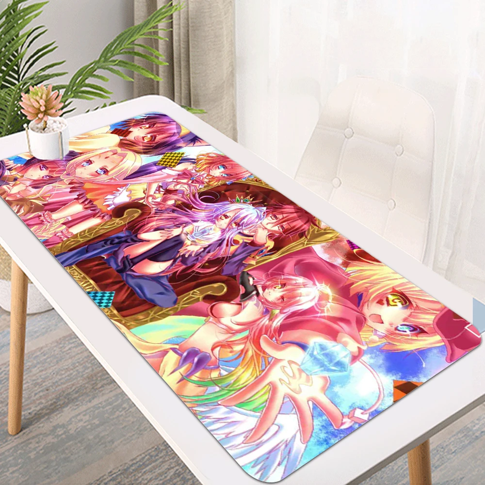 Alfombrilla de ratón de Anime XXL para Gaming, alfombrilla lavable de