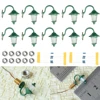 10 Piece Model Wall Lamps LED Street Lamps 1-Flame For H0 Houses Building Set Model Garden Decor Wall Lights Model Accessories 1