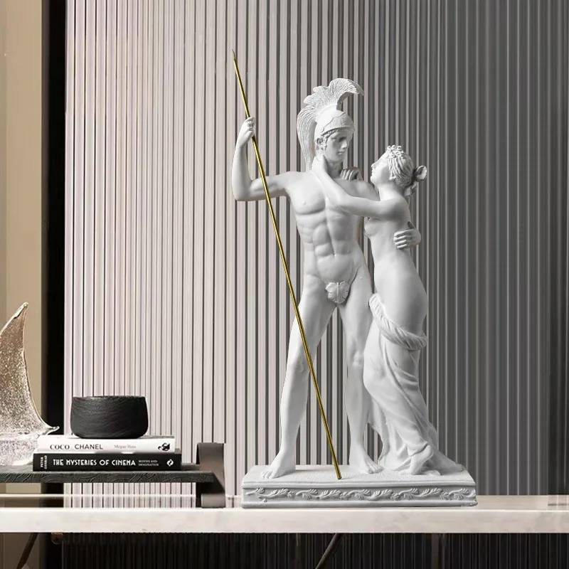 Statue Aphrodite En Or 15,2 Cm, Sculpture Résine Mythologie Grecque, Décoration Chambre Coquette