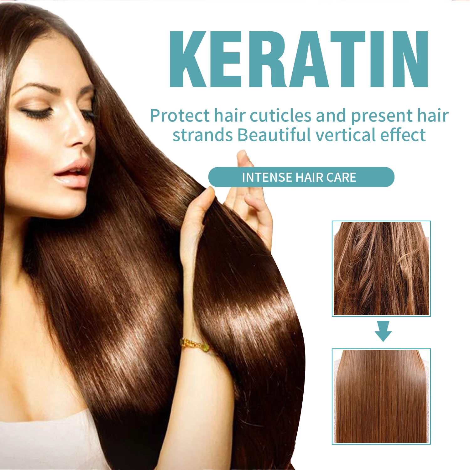 Description Picture 6 of itemKeratin Hair Straightening Cream Keratin Cream For Smoothing Hair Professional Keratin For Permanent Straightening Hair