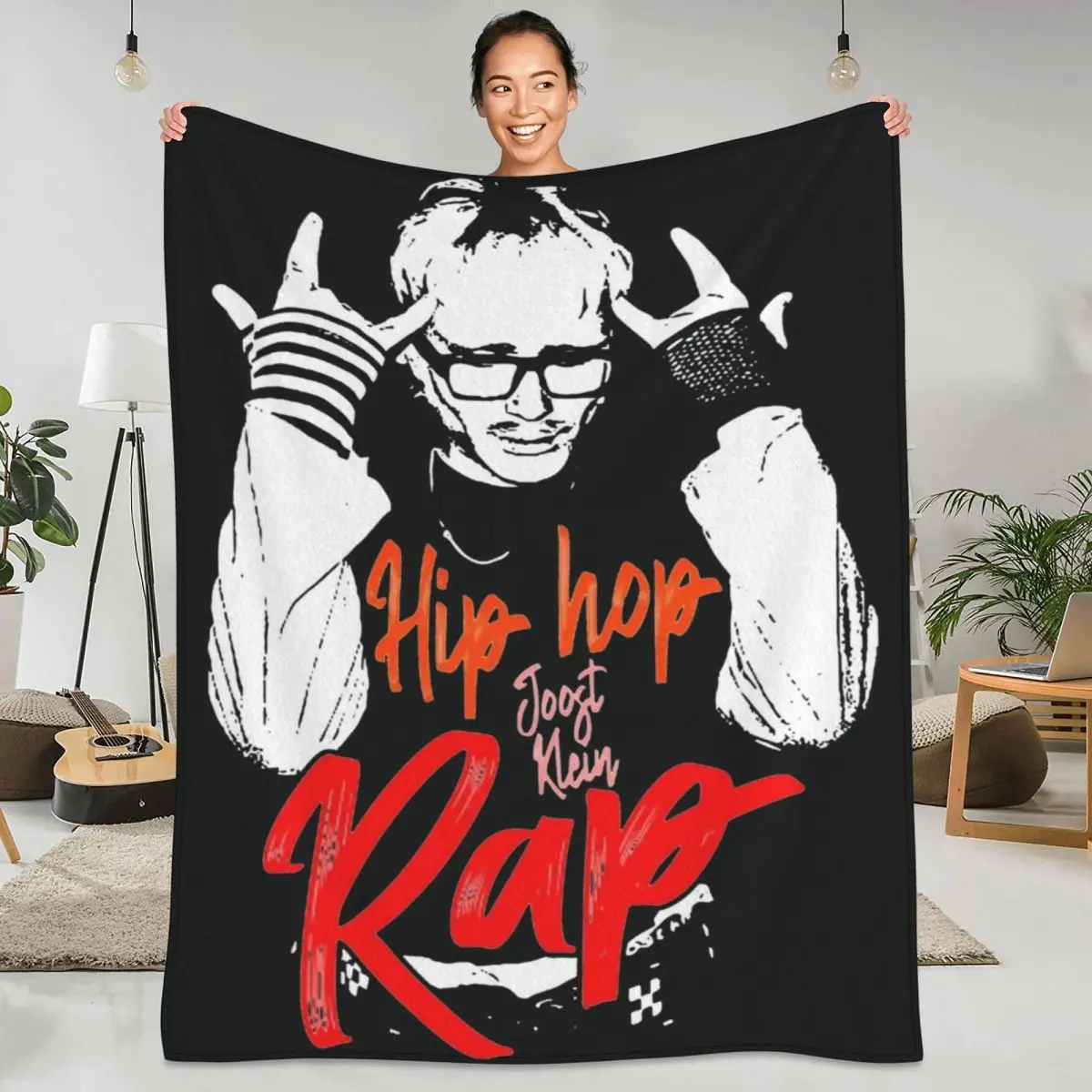 

Joost Klein Europapa Flannel Blanket Rap Music Super Warm Bedding Throws for Couch Bed Camping Colorful Bedspread Sofa Bed Cover