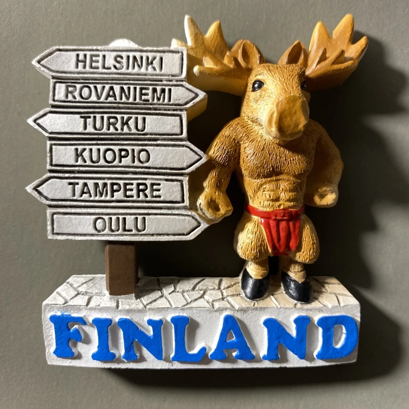 Refrigerator Magnets 3D Fridge Magnets Tourism Souvenir for Europe Finland