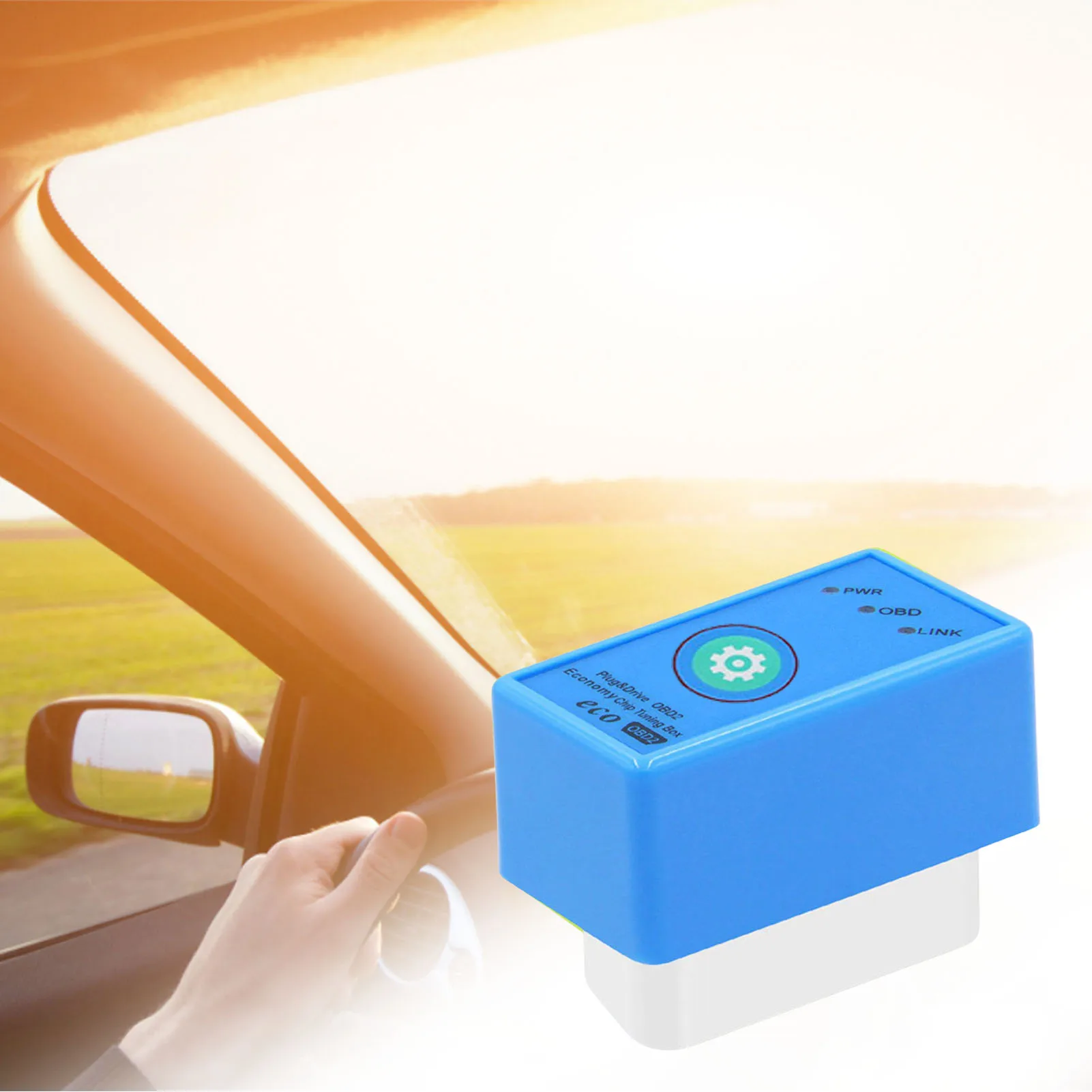 1PC Car Replacement Economy Fuel Saver Eco OBD2 Economy Chip Tuning Box For Car Petrol Saving Accessories More Power New