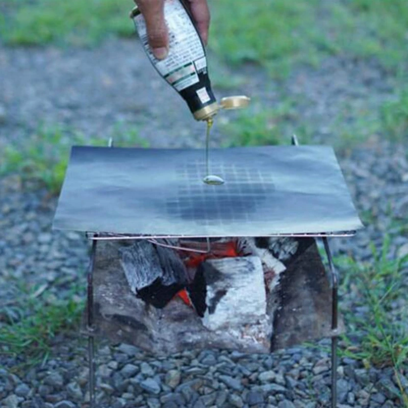 

4pcs Non-stick Barbecue Mat Reusable Heat-Resistant Baking Pad Outdoor Black Grill Mat Portable Oven Mat Durable