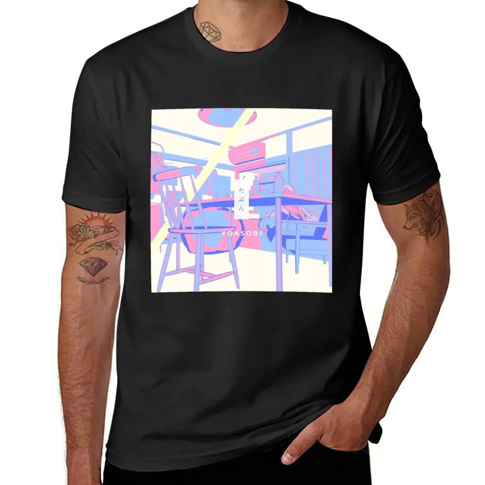

Yoasobi JPOP Yoasobi T-Shirt Short sleeve tee tops mens plain t shirts
