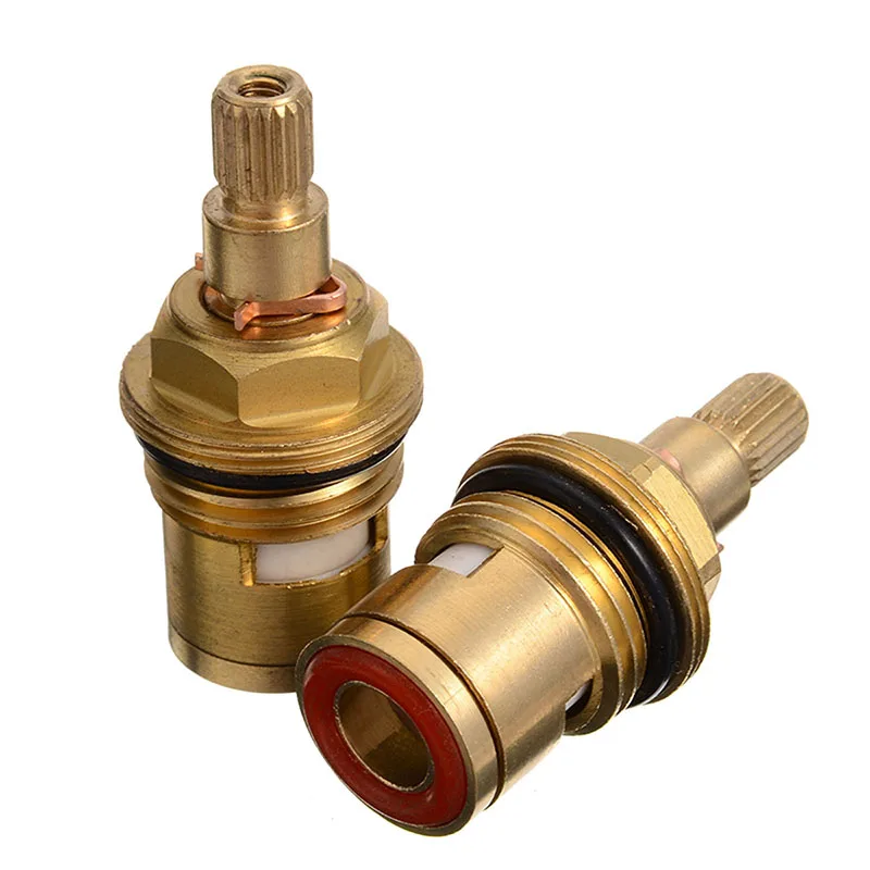 

Universal 1/2" 20 Faucet Cartridge Replacement Tap Valves Brass Ceramic Cartridge Inner Faucet Valve For Bathroom Kitchen Kit