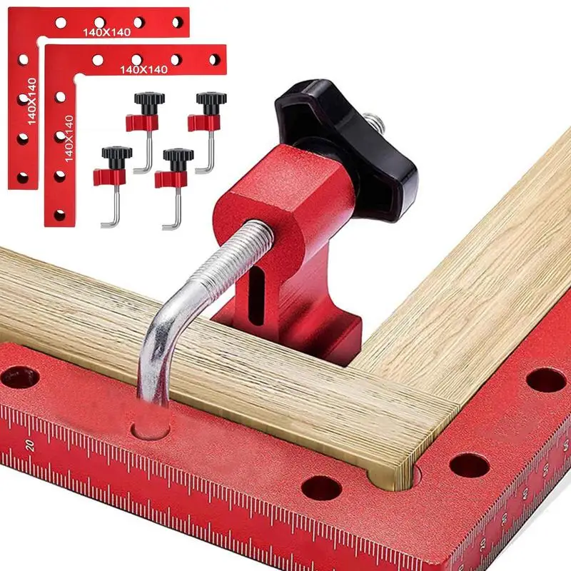 Clamping Squares Set Of 6 DIY 90 Degree Metal Woodworking Tools