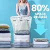 1pc No Need Pump Vacuum Bags Large Plastic Storage Bags for Storing Clothes Blankets Compression Empty Bag Travel Accessories 1