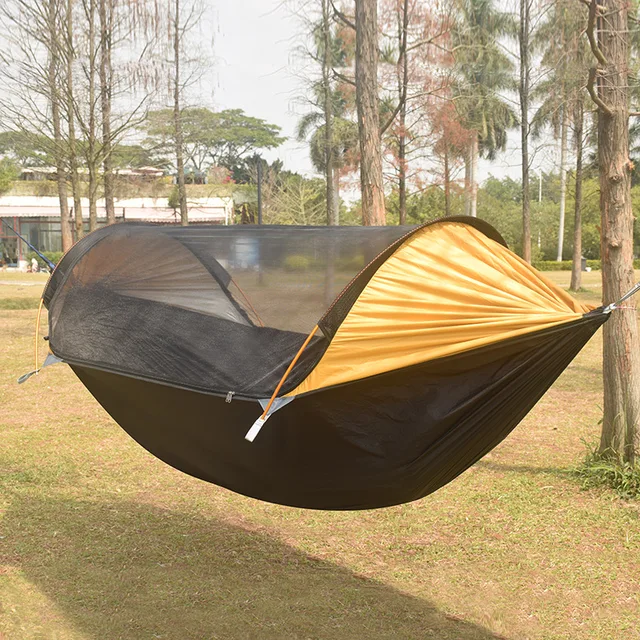 270x140cm Mosquito Net Hammock Outdoor Camping Tent Double Anti-mosquito Parachute Cloth Swing Chair with Mosquito Net Hammock 1