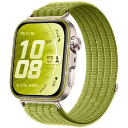 Breathable Sport Nylon Loop Bracelet Strap - Huawei Fit 4 (A field green)