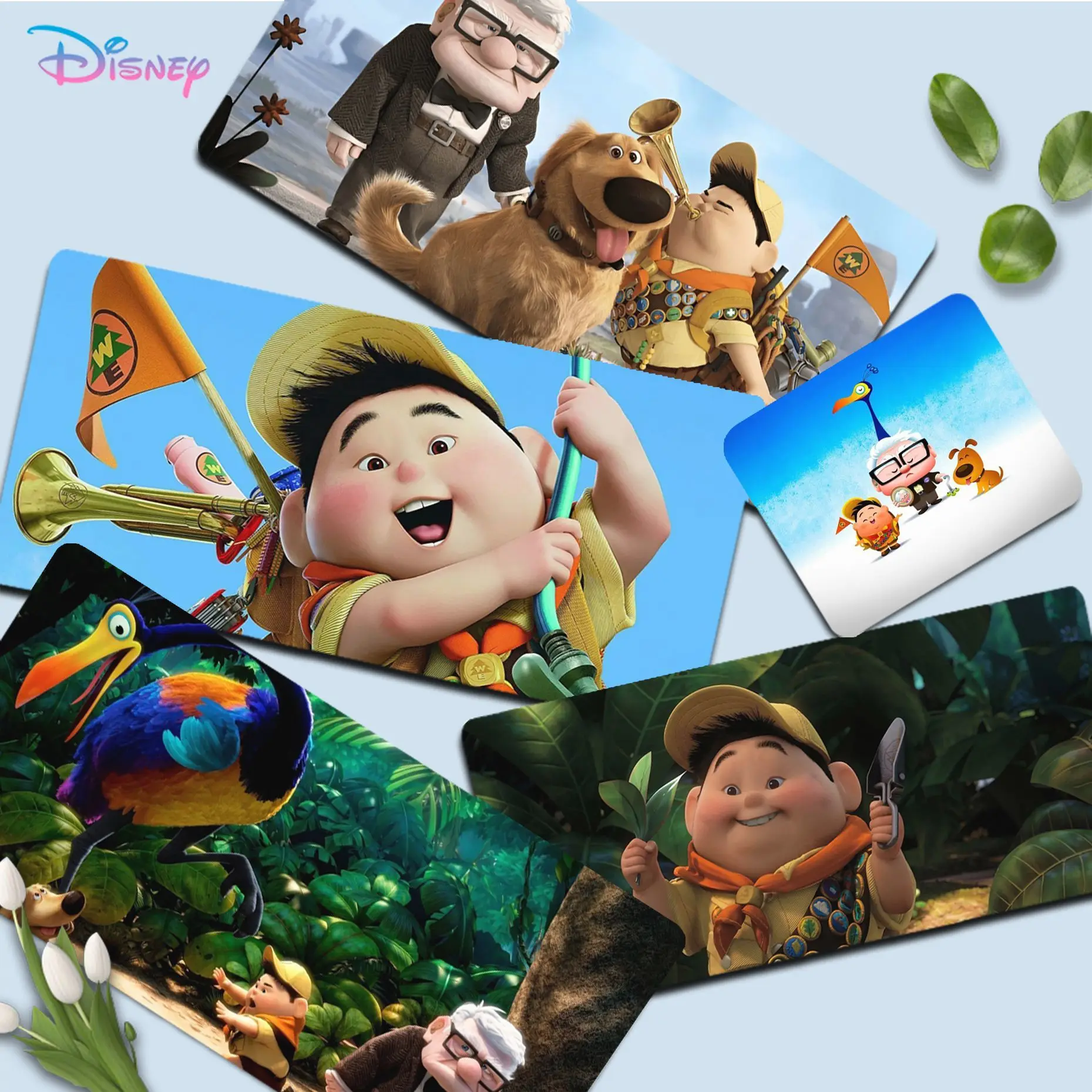 

Disney Pixar Up Mousepad Funny Unique Desktop Pad Game Mousepad Size for large Edge Locking Game Keyboard Pad