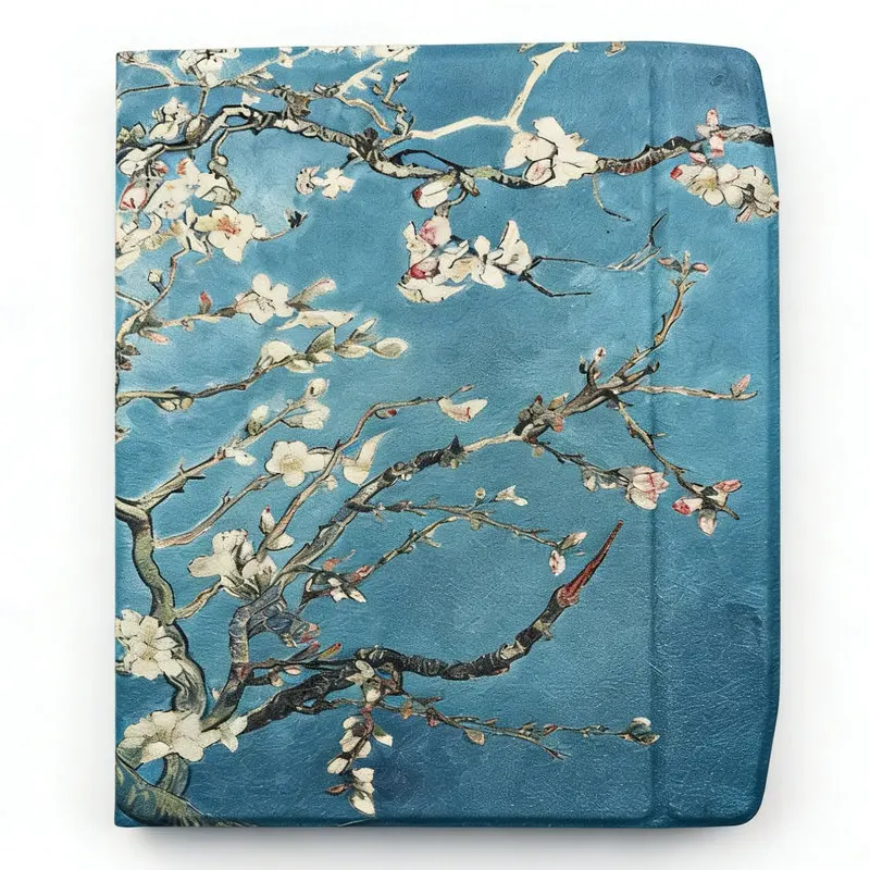 Colorful Silk Printed Slim Smart Case with Magnetic Closure