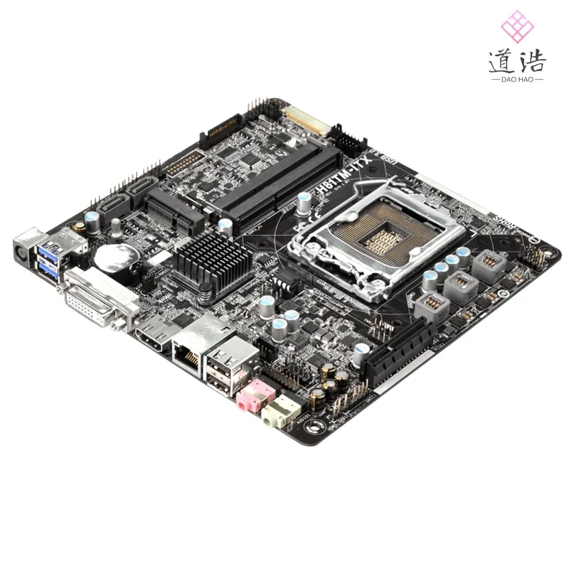 For Asrock H81TM-ITX Motherboard 16GB HDMI PCI-E2.0 LGA 1150 DDR3 Mini-ITX H81 Mainboard 5 For Asrock H81TM-ITX Motherboard 16GB HDMI PCI-E2.0 LGA 1150 DDR3 Mini-ITX H81 Mainboard - Image 3