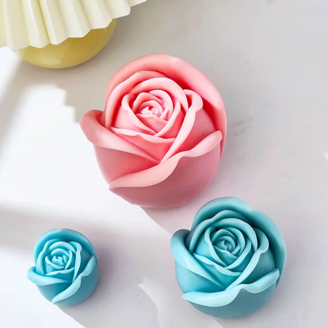 Flower Silicone Mold Soap Making  Silicone Rose Mold Soap Making - Rose  Flower - Aliexpress