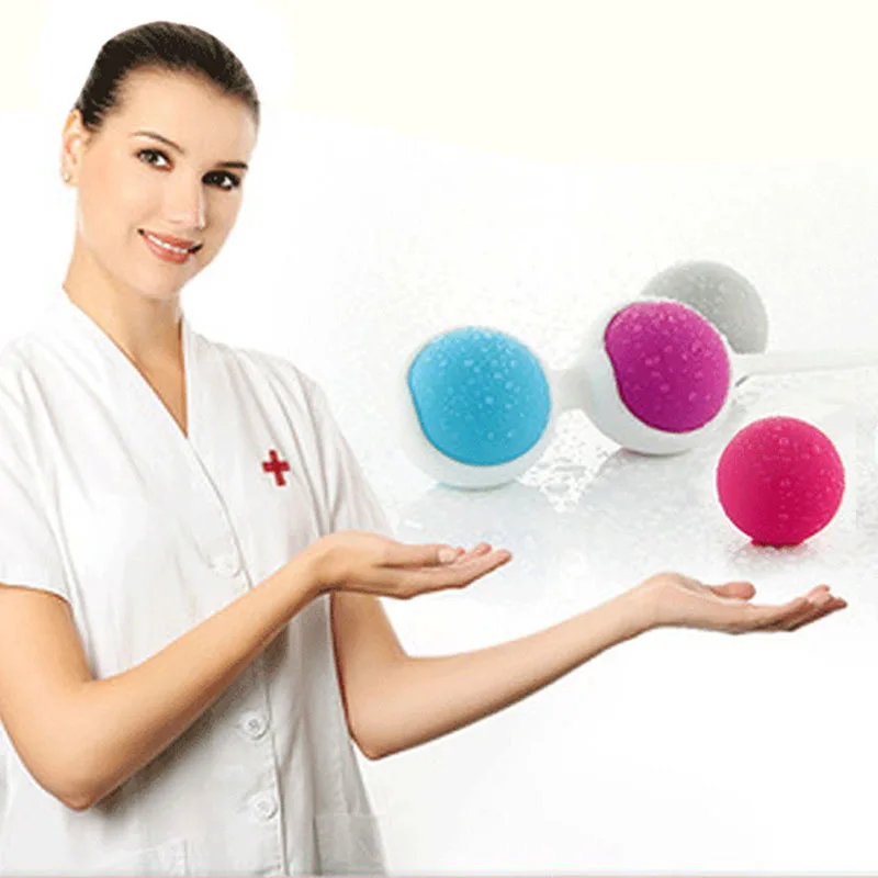4 Balls/box Silicone Vaginal Kegel Balls Sex Toys For Woman Vagina Tightening Muscle Exercise Trainer Dumbbell Bead Geisha Balls