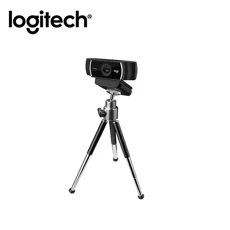 Logitech Original C922 PRO Webcam 1080P 30FPS Full HD webcam Autofocus Web Camera built-in microphone Meeting with tripod pc webcam pc web camera computer camera