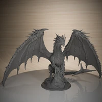Ancient Red Dragon 50mm Tabletop Games Model Unpainted Miniatures For Tabletop Games And Role-playing Room Decorations 1