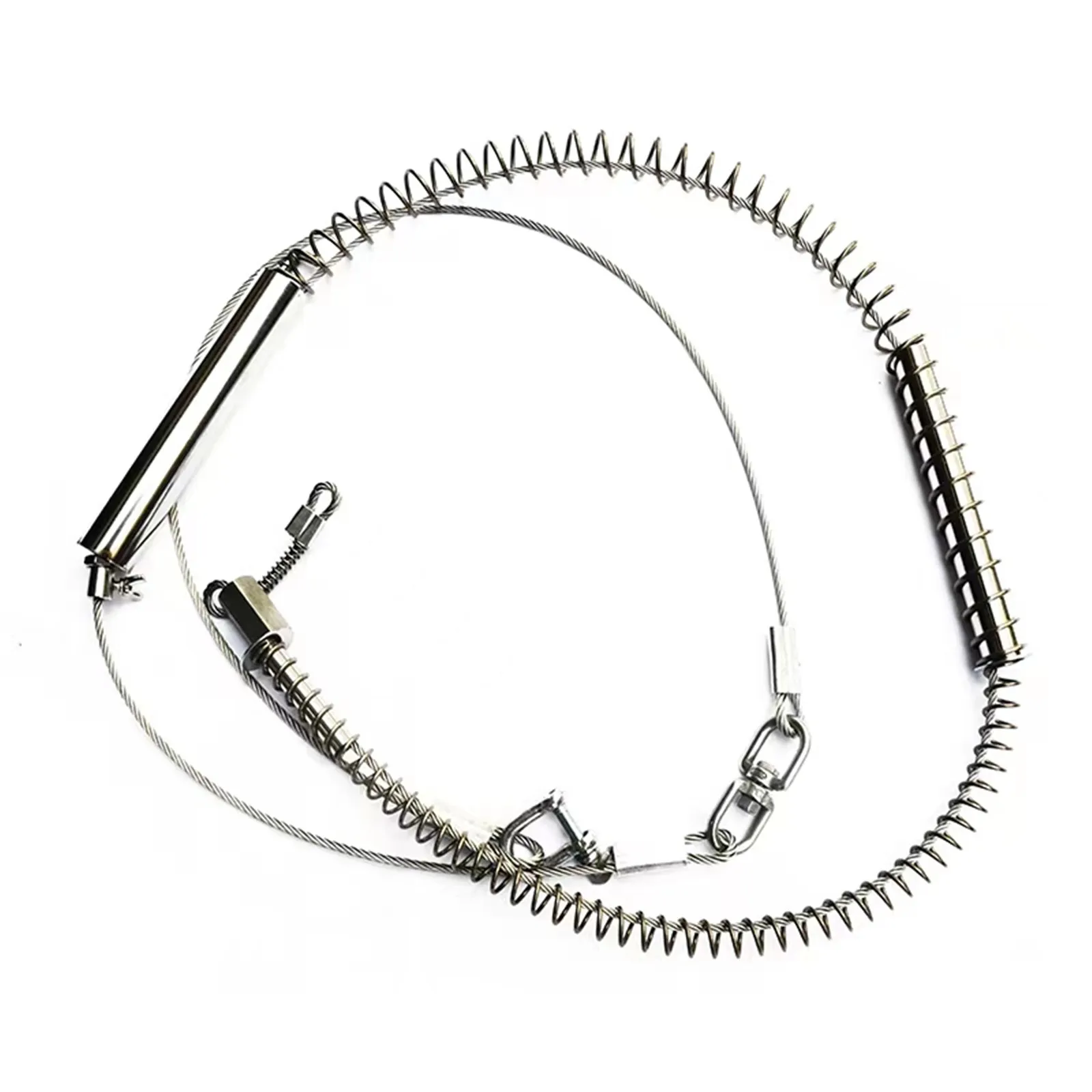 1PC Stronger Spring For the Wild Boar Trap Fox Mouse Trap Replacement With Nuts Diameter 4MM 2