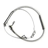 1PC Stronger Spring For the Wild Boar Trap Fox Mouse Trap Replacement With Nuts Diameter 4MM 2