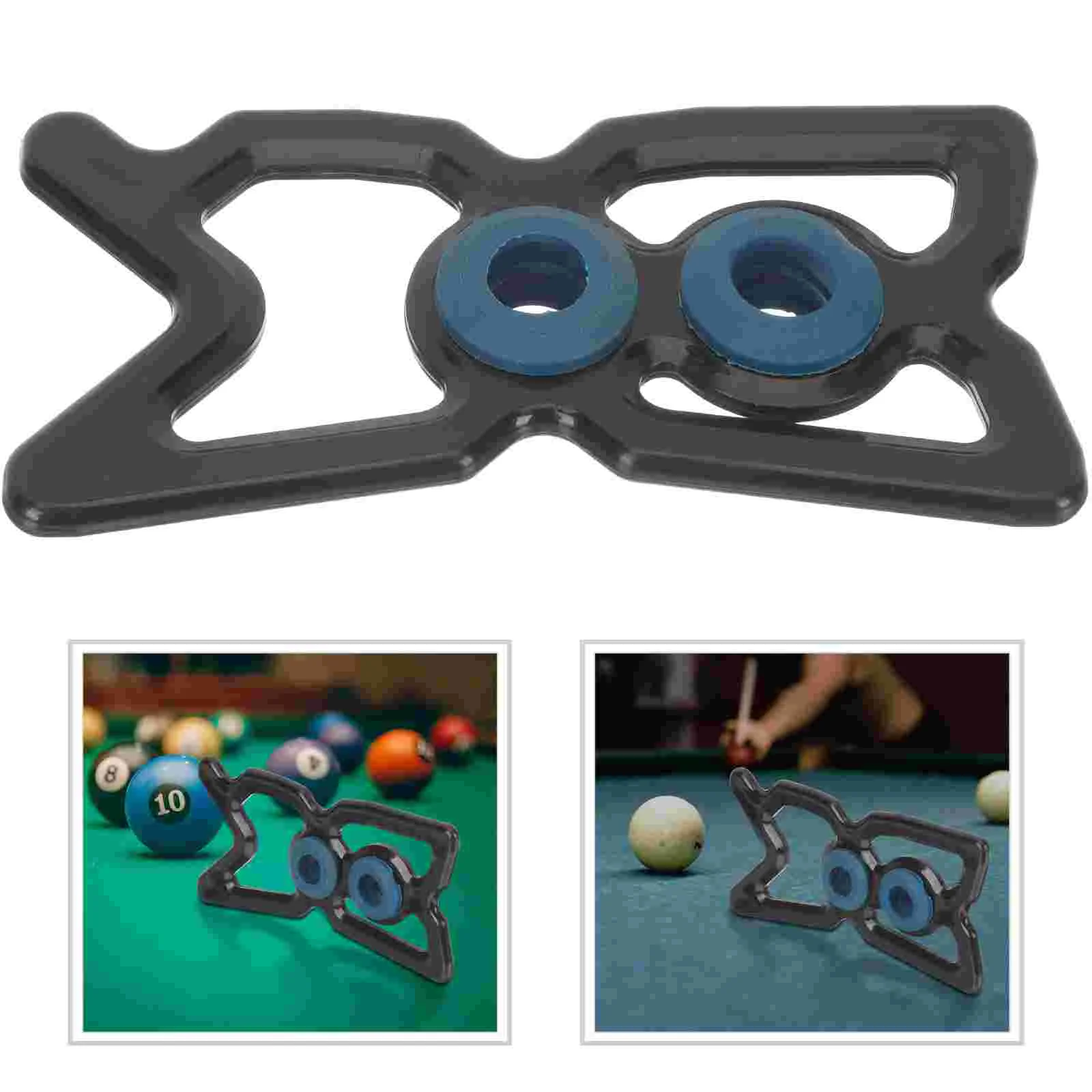 Snooker Cue Convenient Pole Rack American Style Holder for Pool Table Portable Rest Billiards Bridge Head